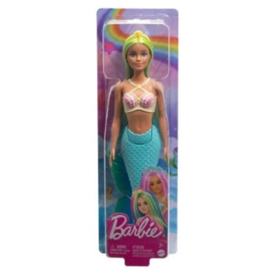 Barbie fantasy sereias c/ cabelo colorido (s) unidade hrr02 - mattel