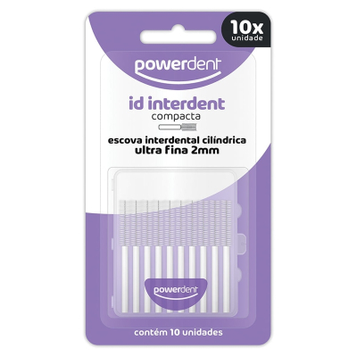 Escova interdental id ultra f, dent cilindrica 2mm c10 un