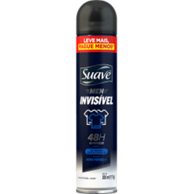 Des. suave aero men invisivel 200ml