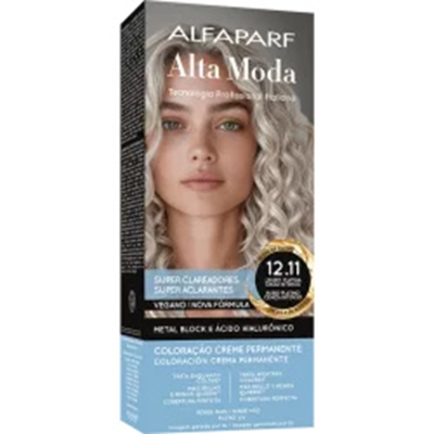 Tint. alta moda 150g 12.11 louro platina cinza int *