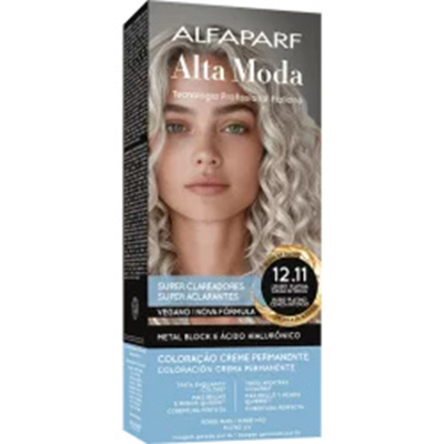 Tint. alta moda 150g 12.11 louro platina cinza int *