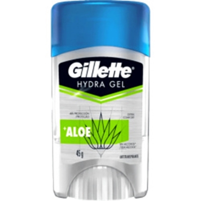 Des. gillette gel hydra aloe 12un 45g